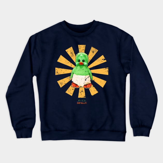 Orville The Duck Retro Japanese Crewneck Sweatshirt by Nova5